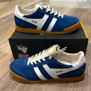 NWT Gola Elan Marine Blue and White Sneakers